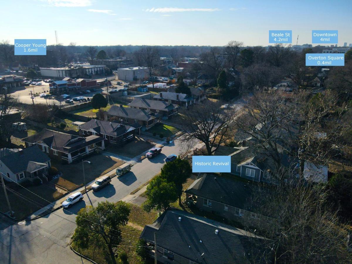 Willa Historic Revival King Bed Midtown Memphis 68 Yes Pets Fast Wifi Free Parking Zewnętrze zdjęcie